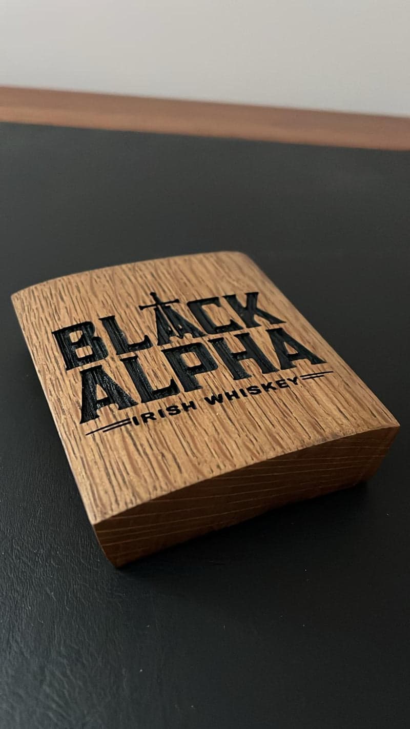 Handmade Oak Coaster - Image 1