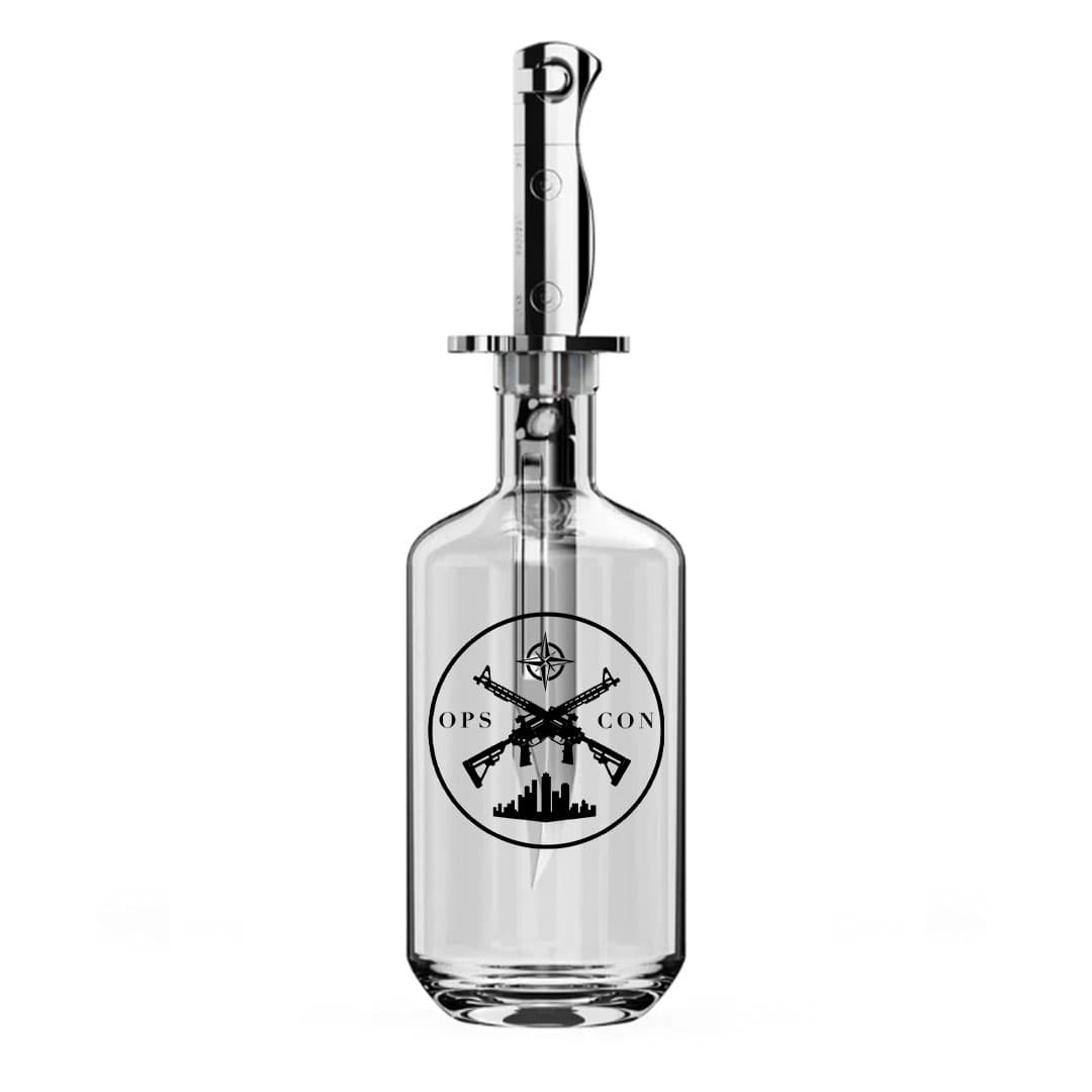 The Ops Con x Hotspur SLR Bayonet Decanter