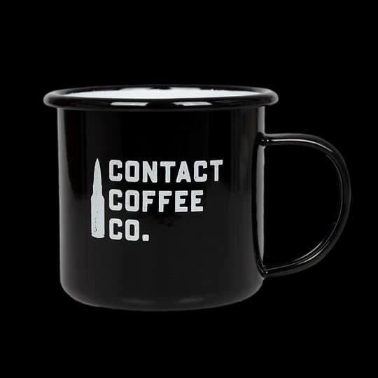 Contact Coffee Co. Enamel mug - Image 1