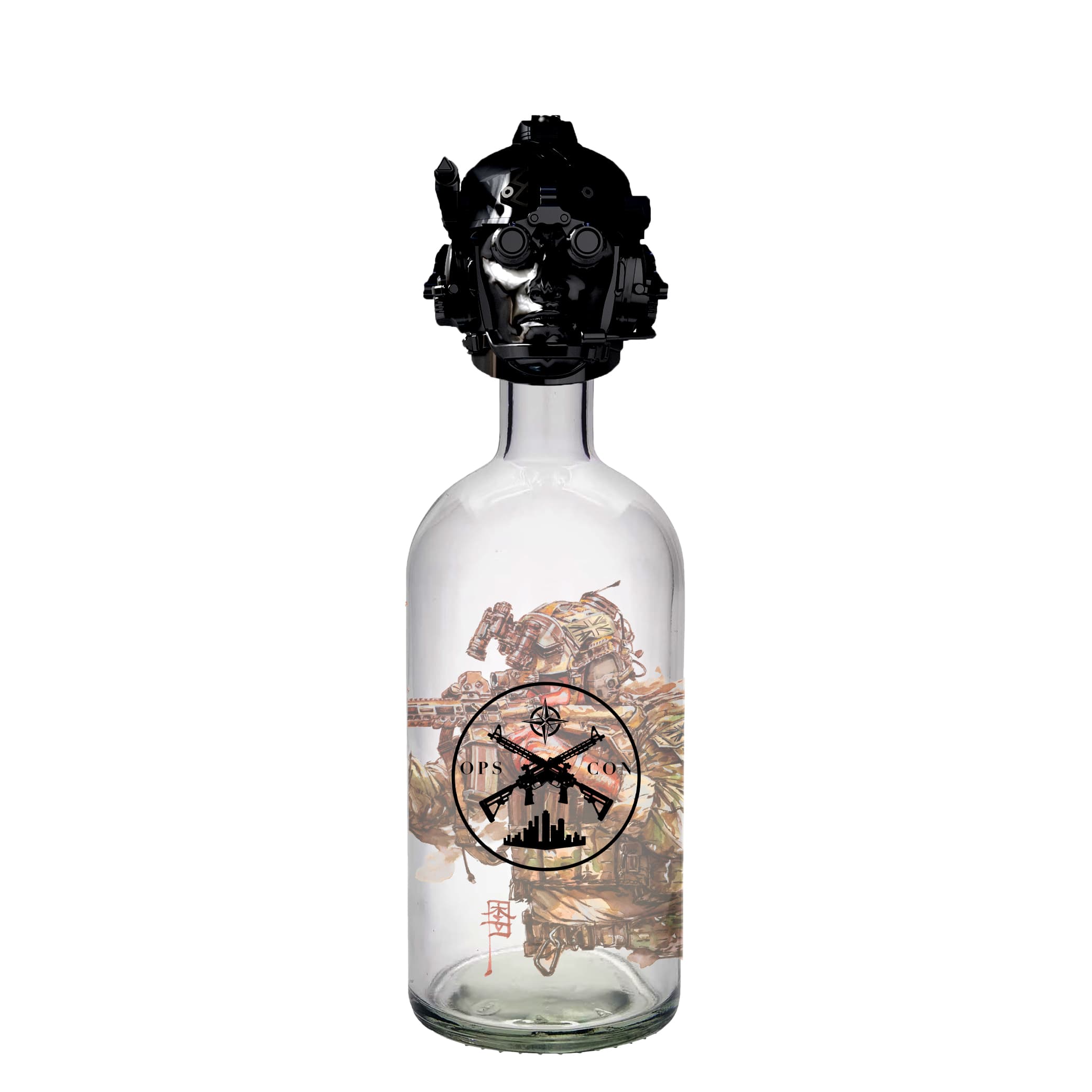 The Ops Con x Hotspur Black Edition Operator Decanter - Image 1