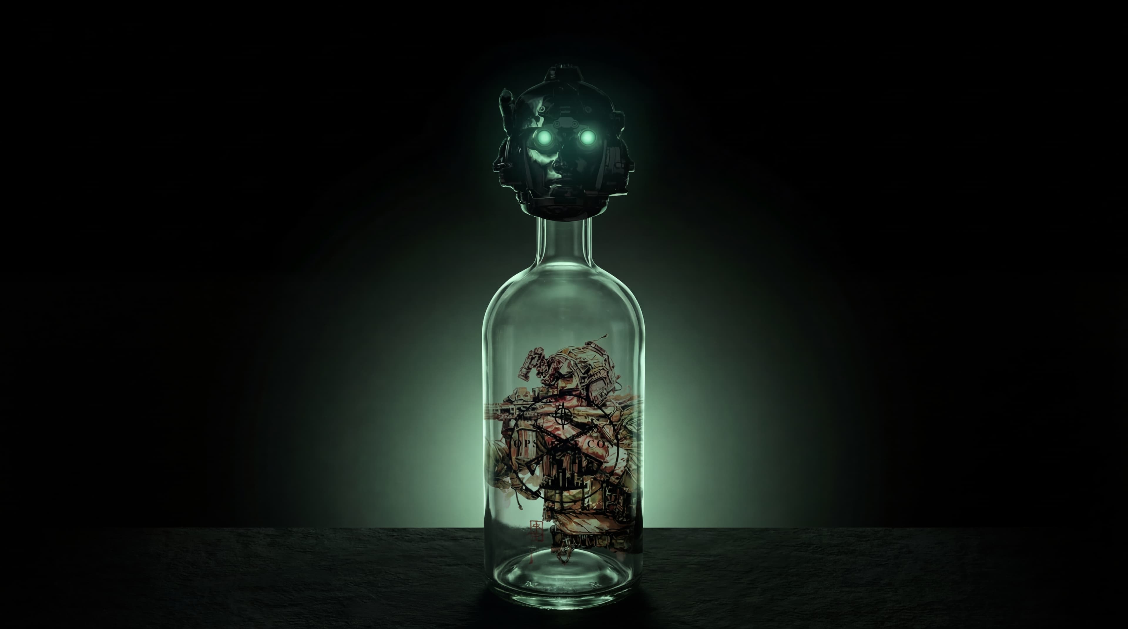 The Ops Con x Hotspur Black Edition Operator Decanter thumbnail 2