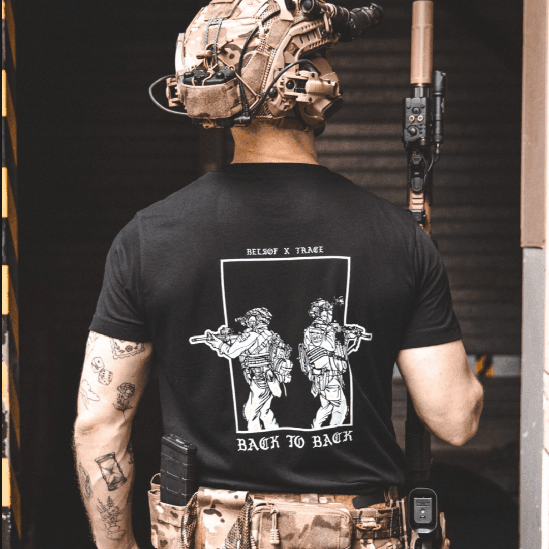 The Trace x Belsof - Back To Back T-shirt  thumbnail 1