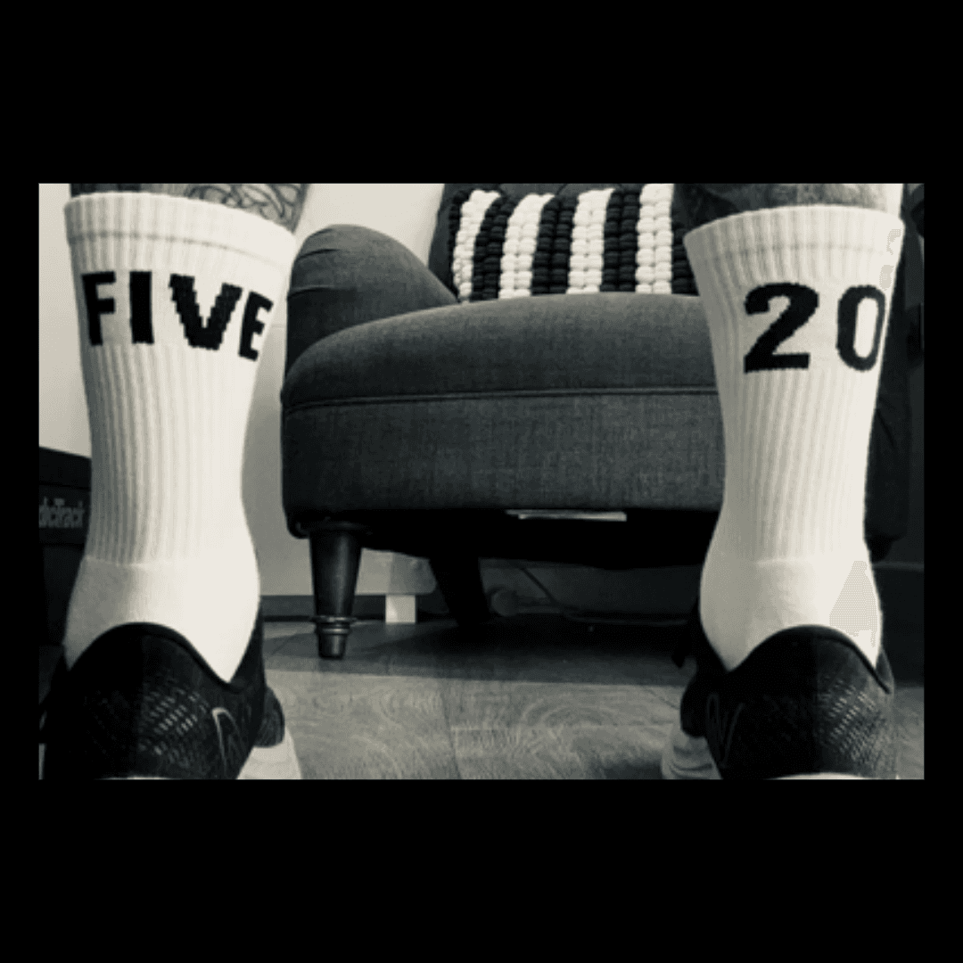 FIVE & 20 White Sports Socks thumbnail 1