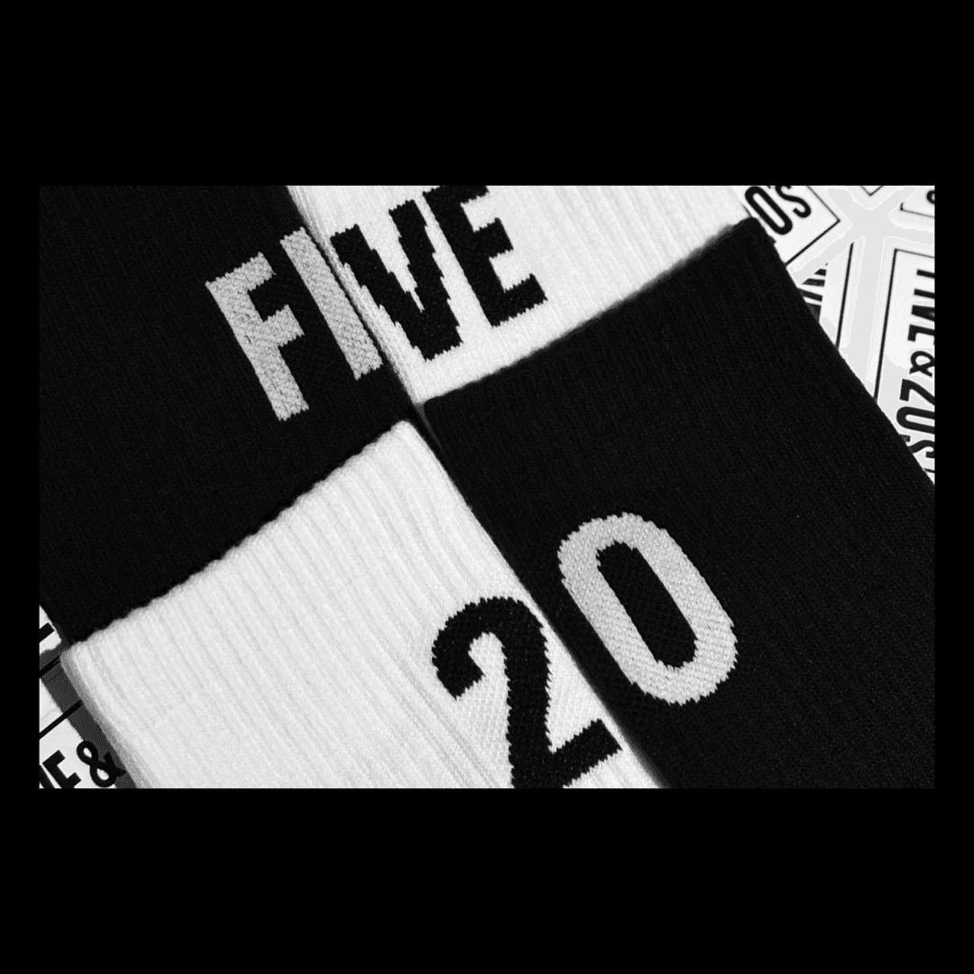 FIVE & 20 White Sports Socks thumbnail 3