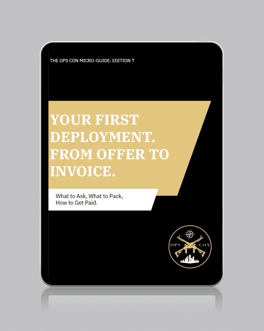 The Ops Con Micro-Guide Edition 7: Your First Deployment — From Offer to Invoice - Image 1