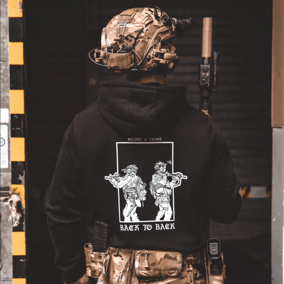 The Trace x Belsof - Back To Back Hoodie - Image 2