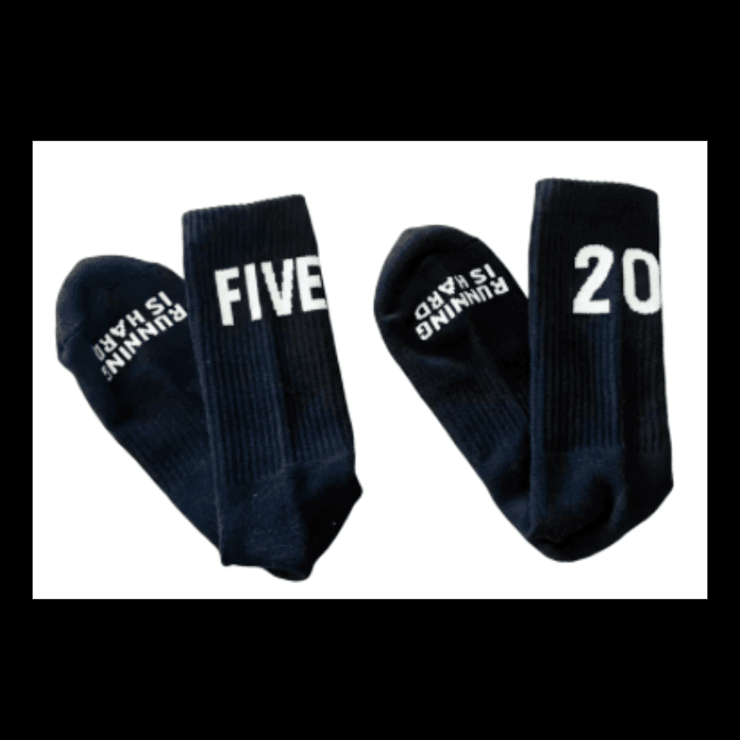 FIVE & 20 Black Sports Socks - Image 4