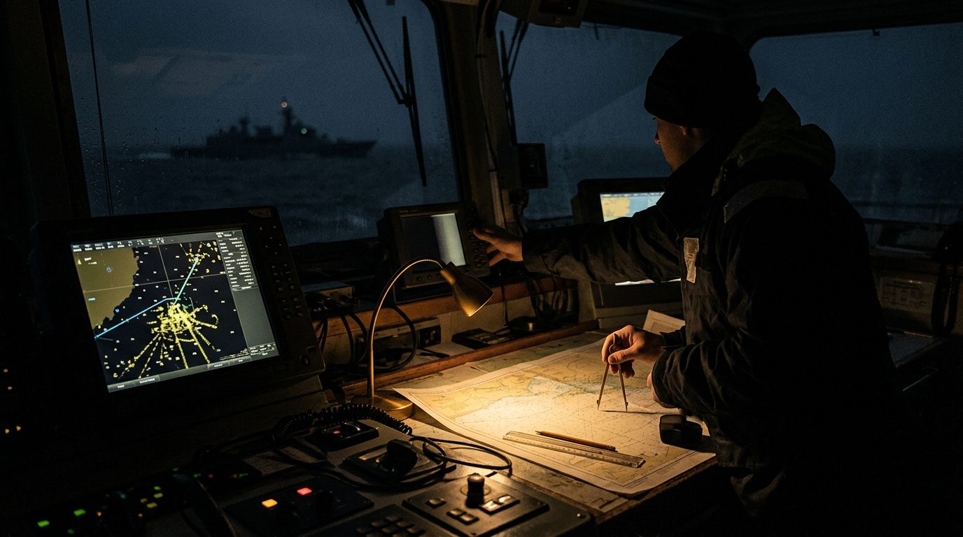 Going dark in the Gulf: when switching off makes you a target