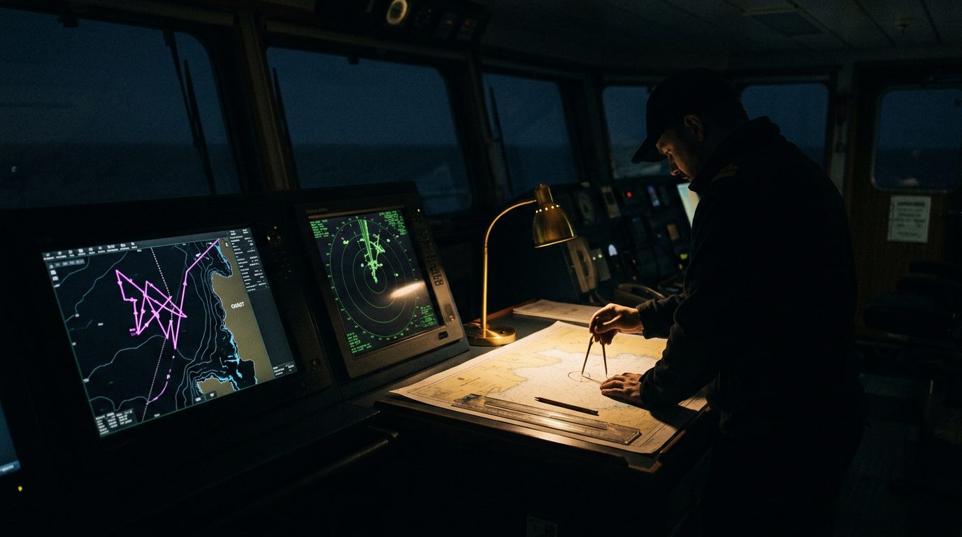 When the chart lies: running the Gulf with GNSS you can't trust