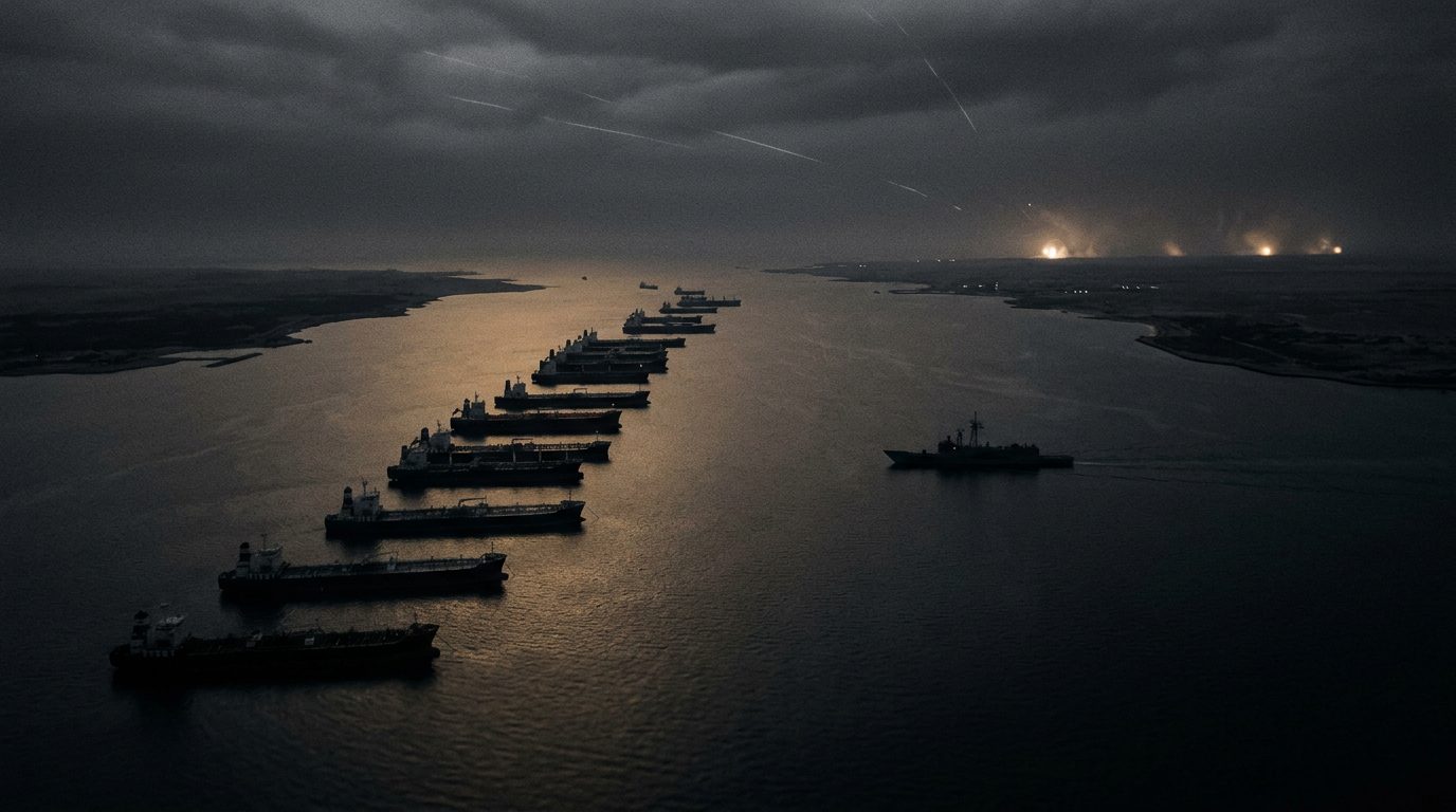 Hormuz enters a second week of strikes with the blockade holding and no off-ramp