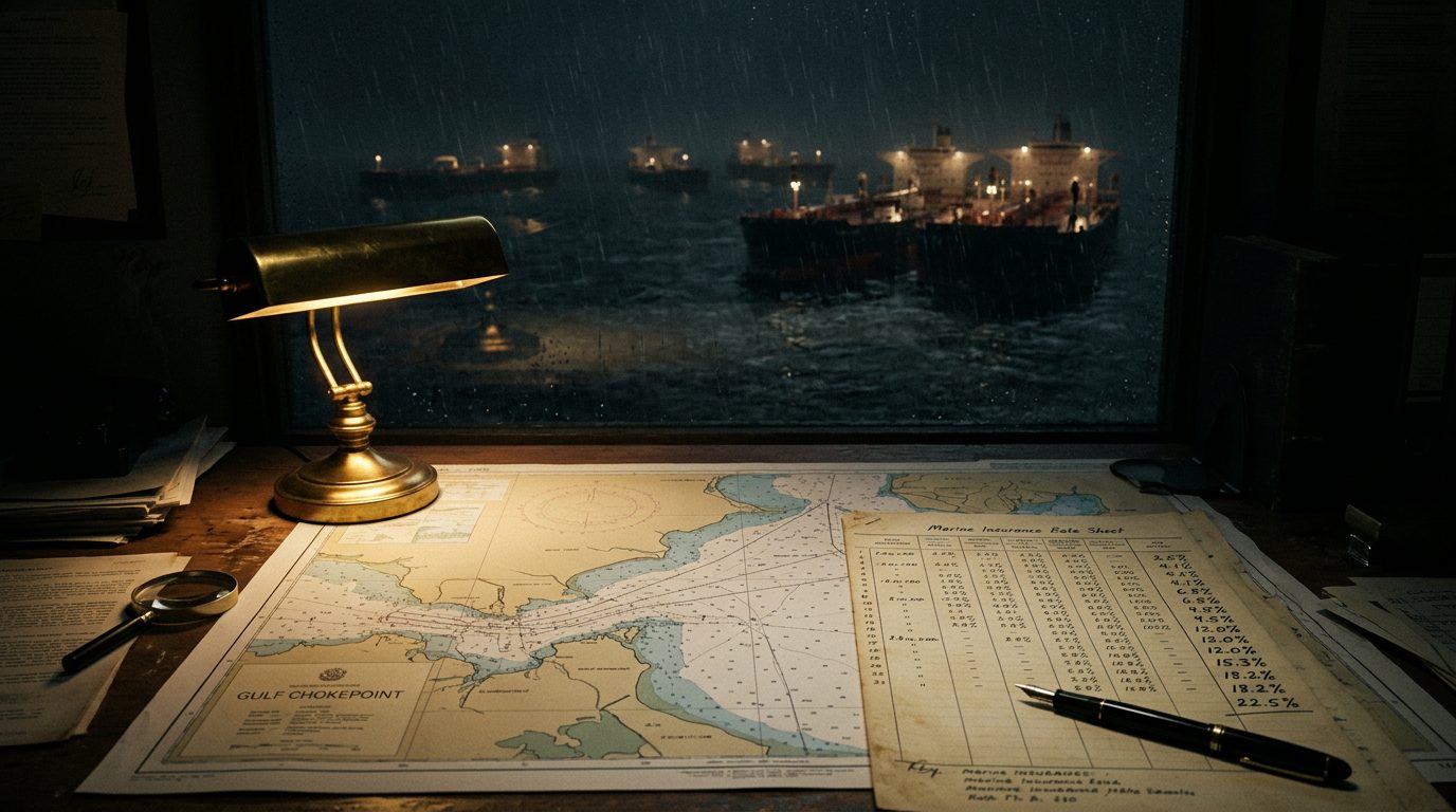 War-risk cover holds at 3 to 10 per cent, and about 6,000 crew are still stuck