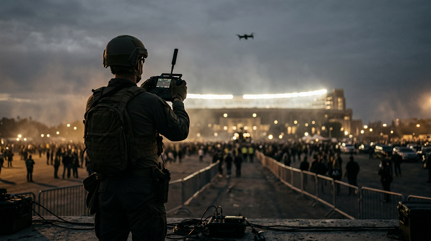 World Cup counter-drone: 300-plus seized, and the signal-to-noise problem