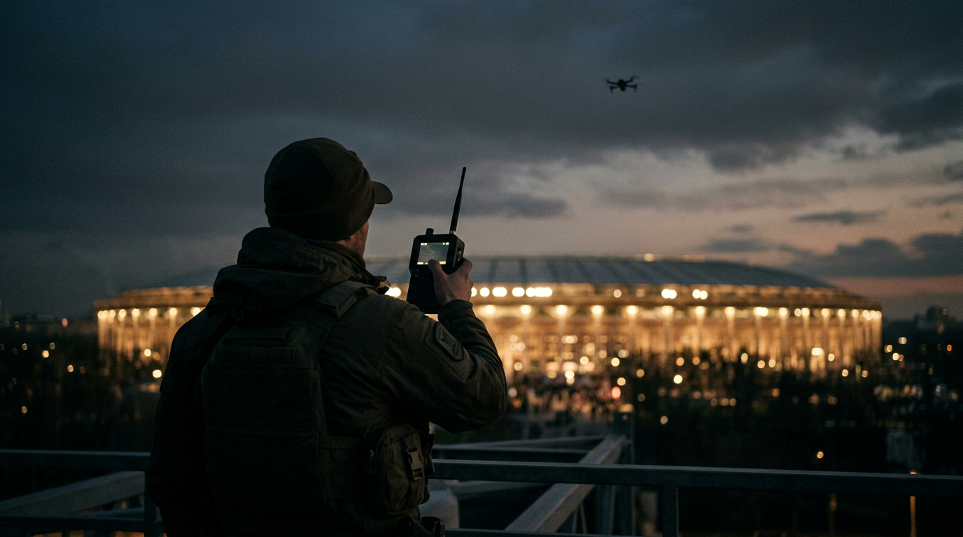 Counter-drone now covers all 78 US World Cup matches — and the authority model is being built on the fly