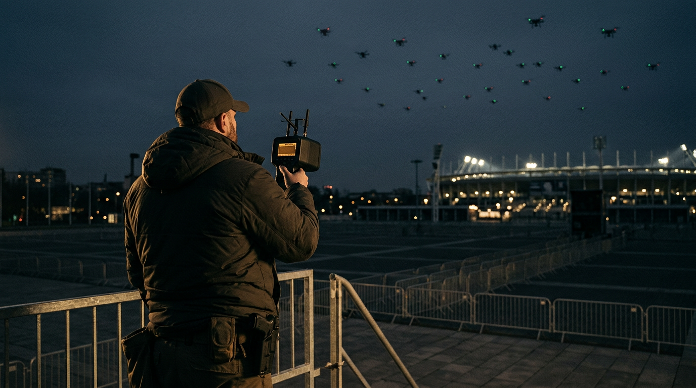 World Cup counter-drone: a 1 July rule widens who can act as detections pass 1,100