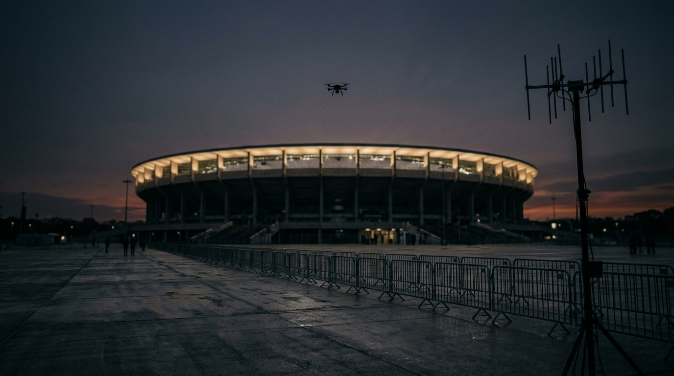 World Cup match day: the drone problem, the C-UAS answer, the ICE variable